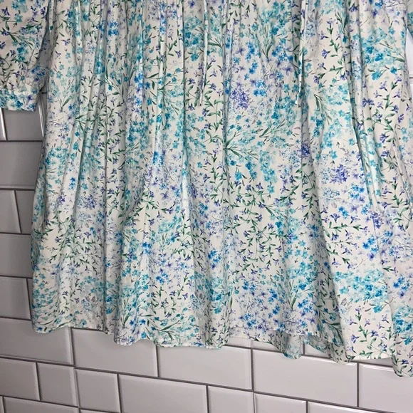 Zara bloggers fave floral flounce hem mini dress - Picture 4 of 13